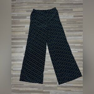 XXI Black and Gold Patterned Pants
